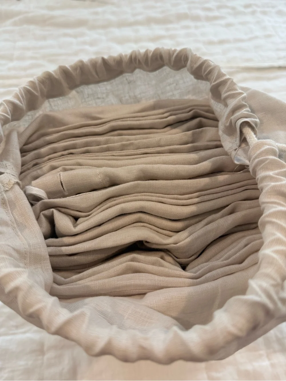 SOLD New Quince European Linen Duvet Cover Set King/CalKing - Sand MSRP $214